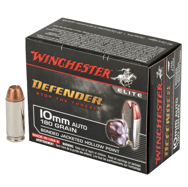 Winchester Defender Bonded Jacket Hollow Point 10mm