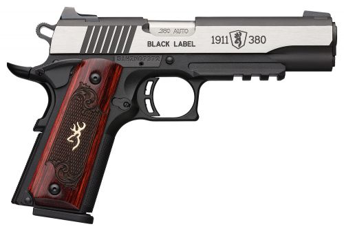 Browning 1911-380 Black Label Medallion Pro .380 ACP Stainless/Silver Pistol