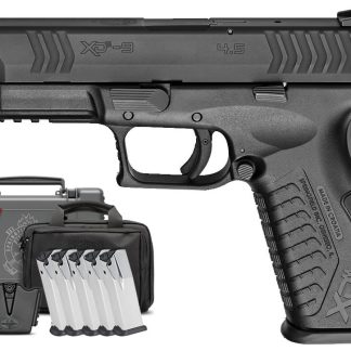 Springfield XDM 9mm 4.5 Full-Size Instant Gear Up Package with 5 Mags, Range Bag, Holster, M - Firearms - Santa Fe Arms